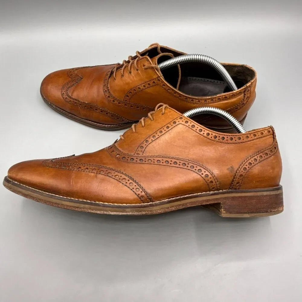 Cole Haan Wingtip Leather Lace up Dress Shoes Men's Size 10.5 M